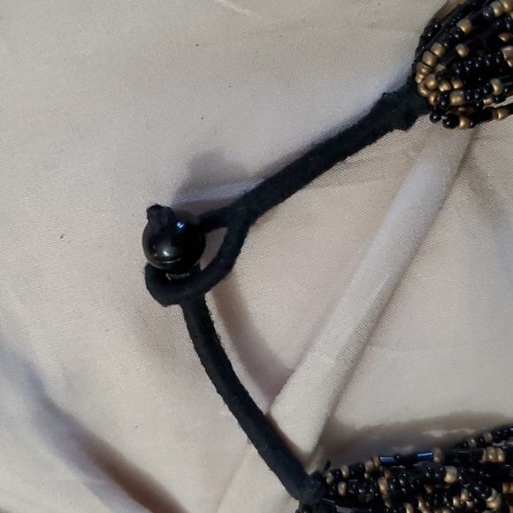 Vintage Seed Beaded Necklace - Picture 3 of 3
